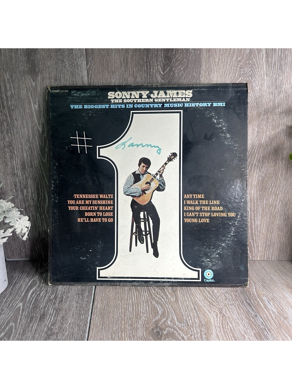 Sonny James #1 Vinyl LP Capitol Records Country Hits Vintage Album Vinyl Record